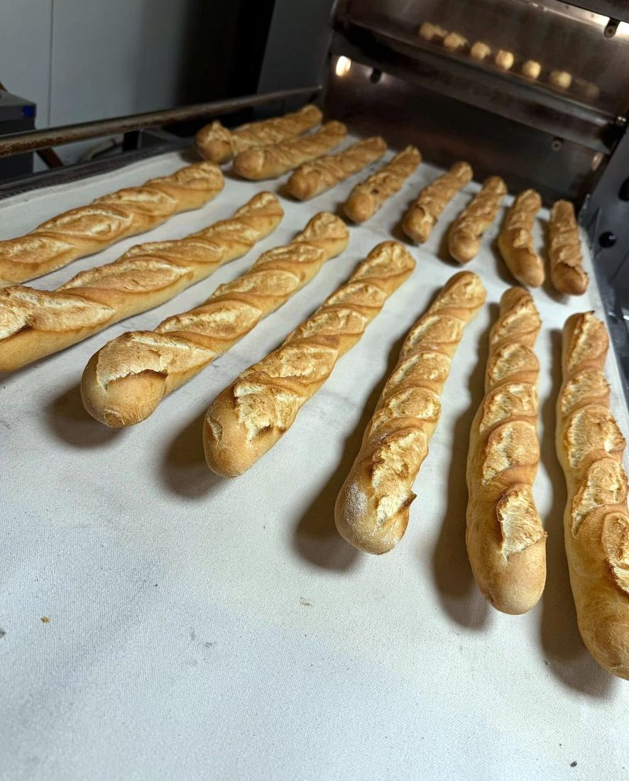 Baguettes à la sortie du four