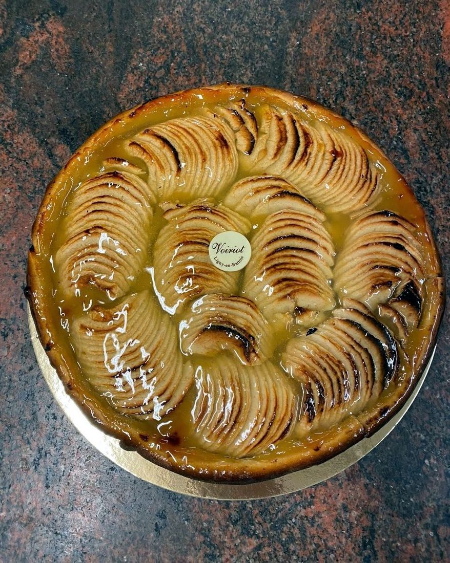 Tarte aux pommes en rosace