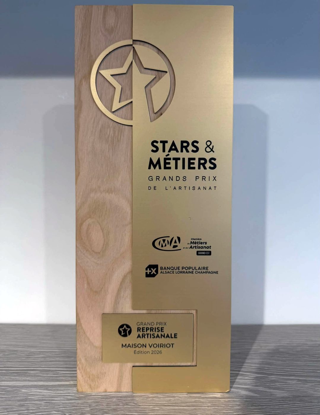 Trophée Stars et Métiers, Grand Prix de l'artisanat, catégorie reprise artisanale